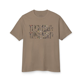 Tucked & Threaded Camo Midweight Faded Tee - Tucked & Threaded