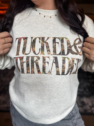 Tucked & Threaded Camo Oatmeal Heather Sweatshirt - Tucked & Threaded
