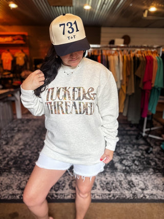 Tucked & Threaded Camo Oatmeal Heather Sweatshirt - Tucked & Threaded