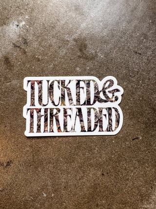 Tucked & Threaded Camo Sticker - Tucked & Threaded