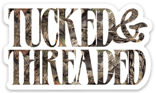 Tucked & Threaded Camo Sticker - Tucked & Threaded