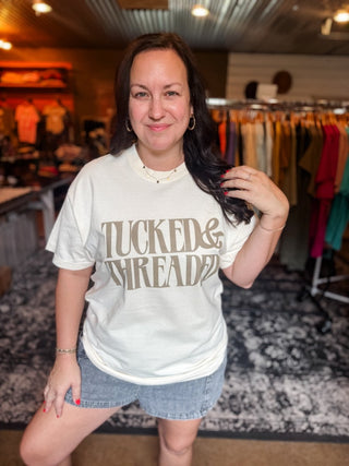 Tucked & Threaded Midweight Faded Tee - Tucked & Threaded