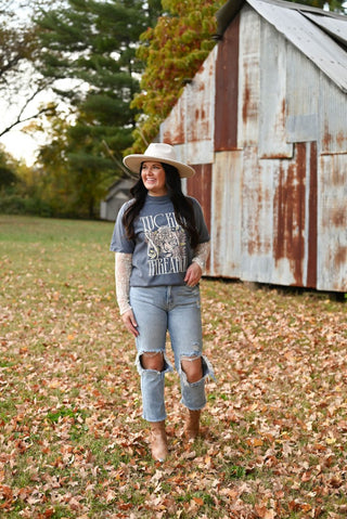 Tucked & Threaded Tiger Garment-Dyed Tee - Tucked & Threaded