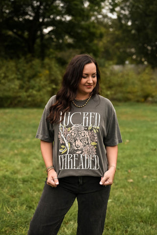 Tucked & Threaded Tiger Garment-Dyed Tee - Tucked & Threaded