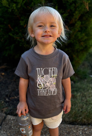 Tucked & Threaded Tiger Toddler Tee - Tucked & Threaded