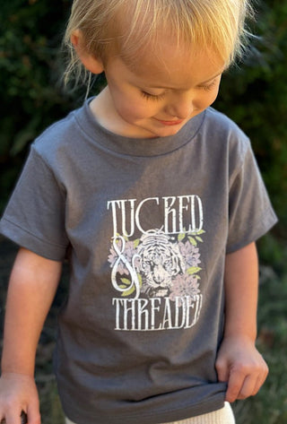 Tucked & Threaded Tiger Toddler Tee - Tucked & Threaded
