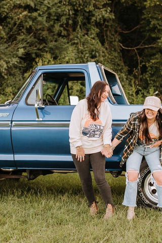 Road Tripper Ivory Sweatshirt