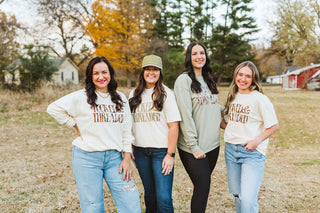 Tucked & Threaded Unisex Long-Sleeve Tee