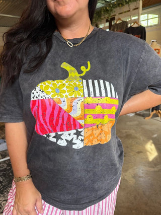 Vintage Pumpkin Graphic Tee | Fall Graphic Tee for Women - Tucked & Threaded