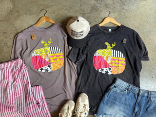 Vintage Pumpkin Graphic Tee | Fall Graphic Tee for Women - Tucked & Threaded