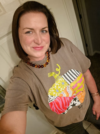 Vintage Pumpkin Graphic Tee | Fall Graphic Tee for Women - Tucked & Threaded
