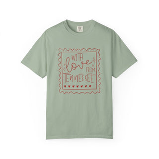With Love from Tennessee Ivory or Bay Unisex Tee - Tucked & Threaded
