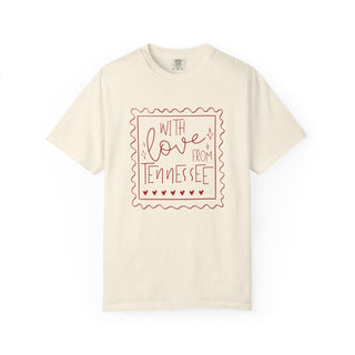 With Love from Tennessee Ivory or Bay Unisex Tee - Tucked & Threaded