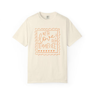 With Love from Tennessee Ivory or Chambray Unisex Tee - Tucked & Threaded