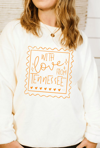 With Love from Tennessee Unisex Crewneck Sweatshirt - Tucked & Threaded