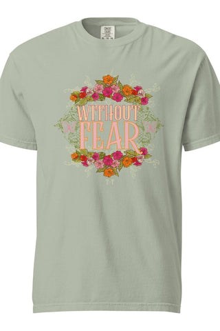 Without Fear Ivory Comfort Colors Tee - Tucked & Threaded