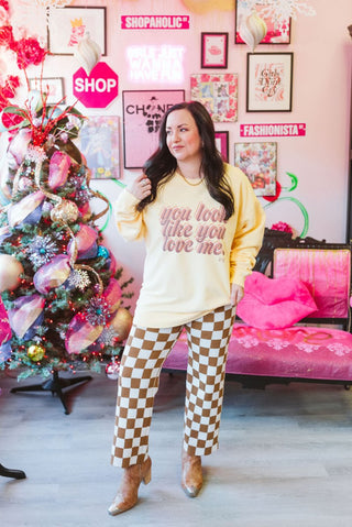 You Love Me Urban Heavy Unisex Sweatshirt - Tucked & Threaded