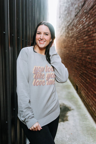 You Love Me Urban Heavy Unisex Sweatshirt - Tucked & Threaded