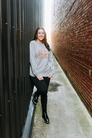 You Love Me Urban Heavy Unisex Sweatshirt - Tucked & Threaded