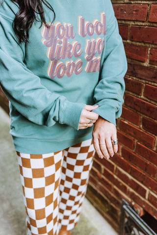 You Love Me Urban Heavy Unisex Sweatshirt - Tucked & Threaded