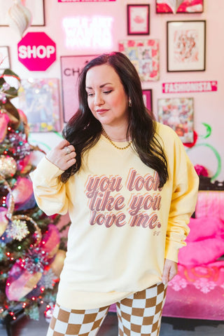 You Love Me Urban Heavy Unisex Sweatshirt - Tucked & Threaded
