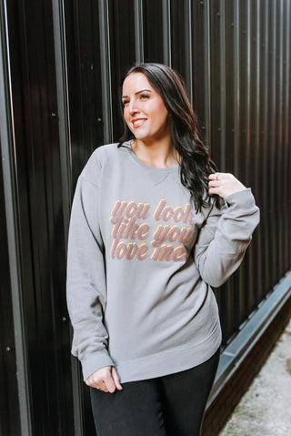 You Love Me Urban Heavy Unisex Sweatshirt - Tucked & Threaded