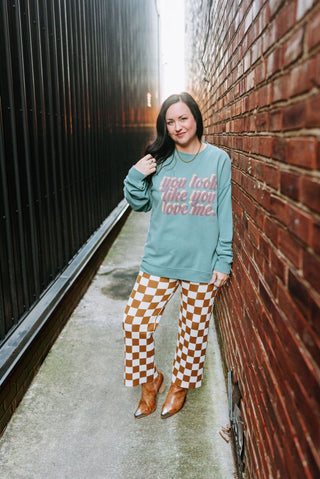 You Love Me Urban Heavy Unisex Sweatshirt - Tucked & Threaded
