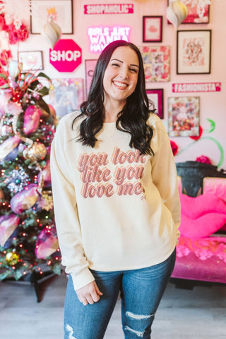 You Love Me Urban Heavy Unisex Sweatshirt - Tucked & Threaded