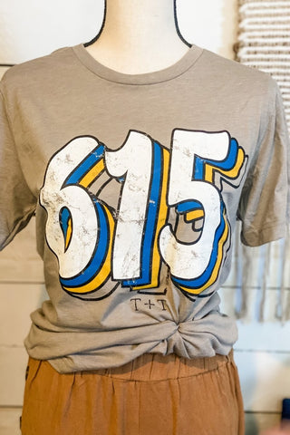 615 Vintage Stone Tee - Tucked & Threaded