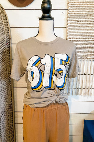 615 Vintage Stone Tee - Tucked & Threaded
