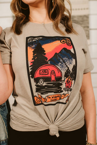 The Wilderness Seeker Stone Tee-Small Only