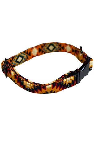 Aztec Dog Collar - Tucked & Threaded