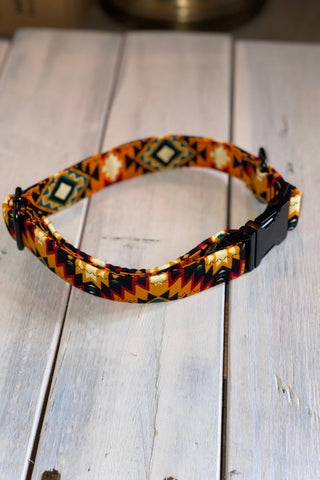 Aztec Dog Collar - Tucked & Threaded
