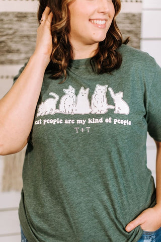 Cat People Cactus Adult Tee - Tucked & Threaded