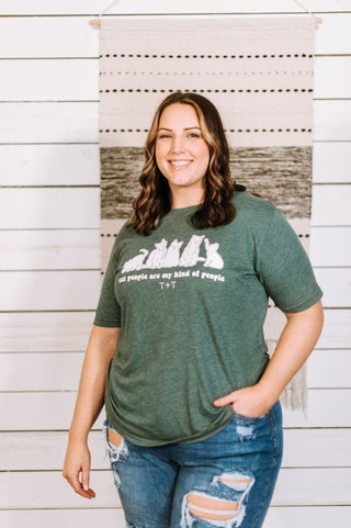 Cat People Cactus Adult Tee - Tucked & Threaded