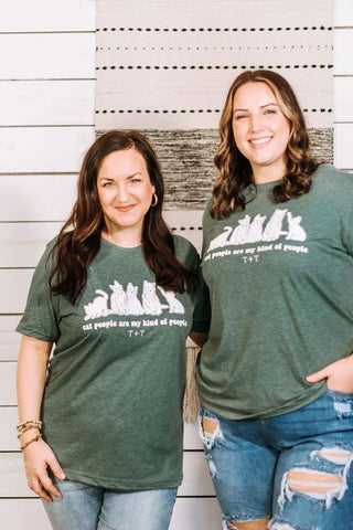 Cat People Cactus Adult Tee - Tucked & Threaded