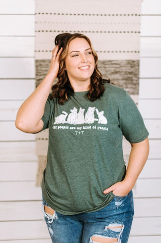 Cat People Cactus Adult Tee - Tucked & Threaded