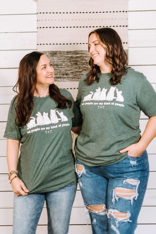 Cat People Cactus Adult Tee - Tucked & Threaded