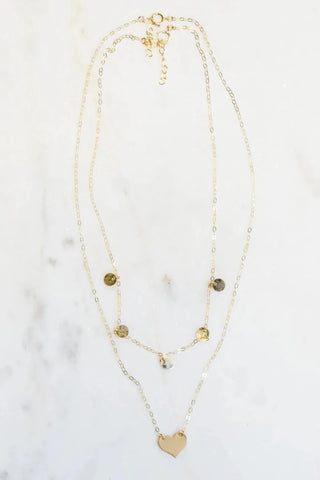 Filled with Love Necklace - Tucked & Threaded