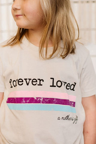 Forever Loved Tan Child Tee - Tucked & Threaded