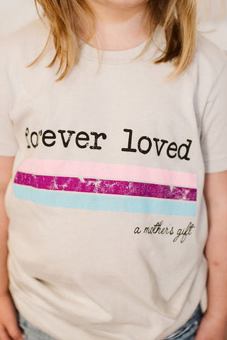Forever Loved Tan Child Tee - Tucked & Threaded