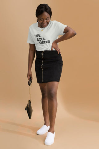 Hey, Soul Sister Tan Tee - Tucked & Threaded