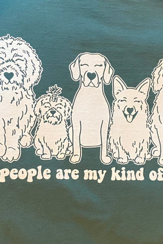 Dog People Cactus Adult Tee (Small ComfortWash Tee)