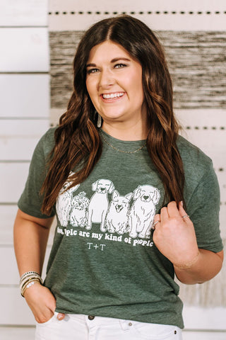 Dog People Cactus Adult Tee