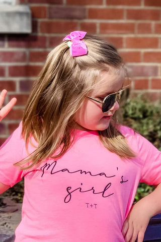 Mama's Girl Hot Pink Tee