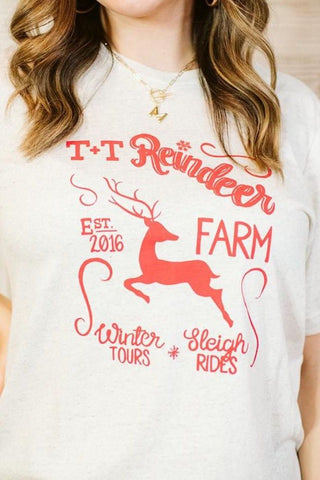 T+T Reindeer Farm Sand Child Tee