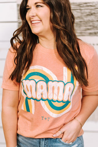 Mama Retro Sunset Tee