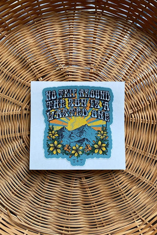 Trip Around the Sun Sticker - Tucked & Threaded